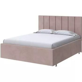 PROxSON Кровать Modern Large (Ткань: Велюр Teddy Шоколадный бисквит) 200x200