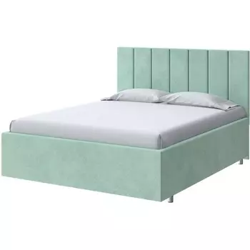 PROxSON Кровать Modern Large (Ткань: Велюр Teddy Мятный) 200x200