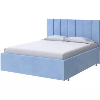 PROxSON Кровать Modern Large (Ткань: Велюр Teddy Небесно-голубой) 200x200