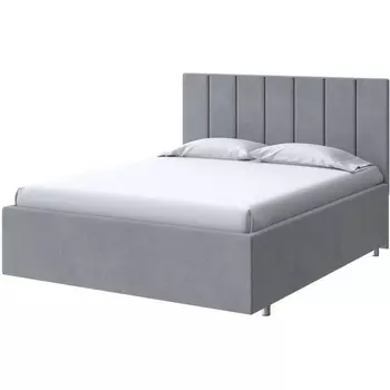 PROxSON Кровать Modern Large (Ткань: Велюр Ultra Осенний туман) 200x200