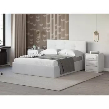 PROxSON Кровать Mono Plus (Ткань: Велюр Monopoly Ниагара (960)) 180x200