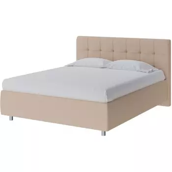 PROxSON Кровать Nety без основания (Ткань: Рогожка Savana Camel (бежевый)) 200x190