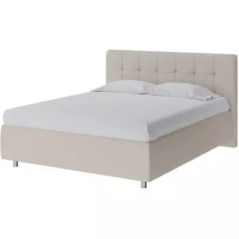 PROxSON Кровать Nety без основания (Ткань: Рогожка Savana Milk (молочный)) 200x190