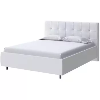 PROxSON Кровать Nety без основания (Ткань: Велюр Teddy Снежный) 200x200