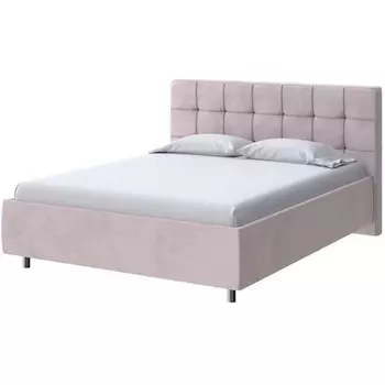 PROxSON Кровать Nety без основания (Ткань: Велюр Teddy Лунный) 200x200