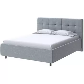 PROxSON Кровать Nety без основания (Ткань: Велюр Gratta 3 Утренний туман) 180x200