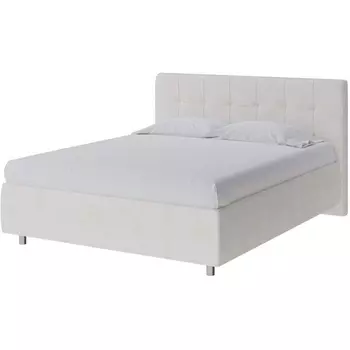 PROxSON Кровать Nety без основания (Ткань: Велюр Лофти Лён) 200x200