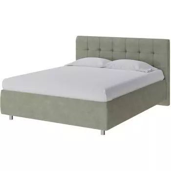 PROxSON Кровать Nety без основания (Ткань: Велюр Лофти Олива) 200x200