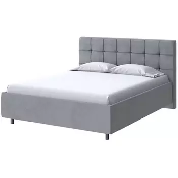 PROxSON Кровать Nety без основания (Ткань: Велюр Ultra Осенний туман) 200x200