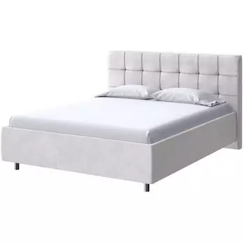 PROxSON Кровать Nety без основания (Ткань: Велюр Casa Лунный) 200x200