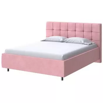 PROxSON Кровать Nety без основания (Ткань: Велюр Casa Жемчужно-розовый) 200x200