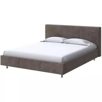PROxSON Кровать Novo (Ткань: Велюр Casa Кофейный) 160x200