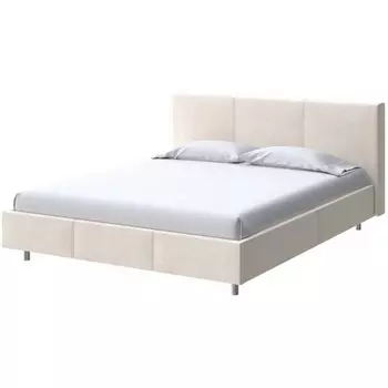 PROxSON Кровать Novo (Ткань: Велюр Casa Сахарный) 90x200