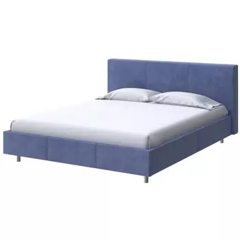 PROxSON Кровать Novo (Ткань: Велюр Casa Сапфировый) 160x200