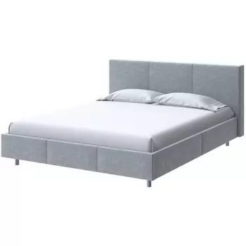 PROxSON Кровать Novo (Ткань: Велюр Gratta 3 Утренний туман) 160x200