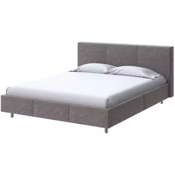 PROxSON Кровать Novo (Ткань: Велюр Gratta 7 Жареный миндаль) 160x200