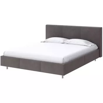 PROxSON Кровать Novo (Ткань: Велюр Monopoly Капучино (297)) 160x200