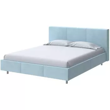 PROxSON Кровать Novo (Ткань: Велюр Teddy Морозная свежесть) 160x200