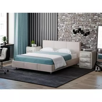 PROxSON Кровать Novo (Ткань: Велюр Ultra Суфле) 160x200