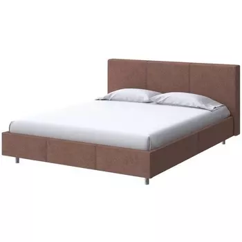 PROxSON Кровать Novo (Ткань: Жаккард Tesla Брауни) 160x200