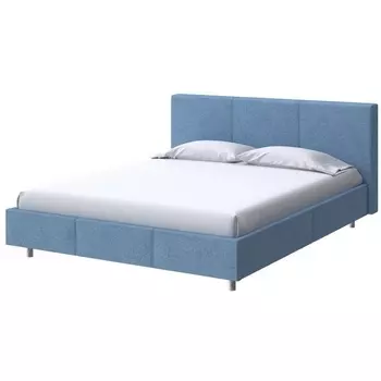 PROxSON Кровать Novo (Ткань: Жаккард Tesla Деним) 160x200