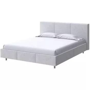 PROxSON Кровать Novo (Ткань: Жаккард Tesla Стальной) 160x200