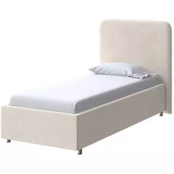 PROxSON Кровать Олаф (Ткань: Велюр Casa Сахарный) 90x200