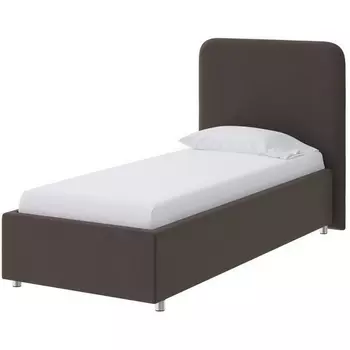 PROxSON Кровать Олаф (Ткань: Велюр Forest 16 Коричневый) 80x190
