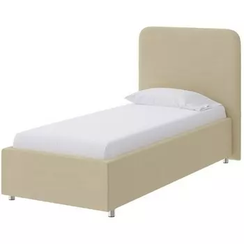 PROxSON Кровать Олаф (Ткань: Велюр Forest 4 Бежевый) 80x200