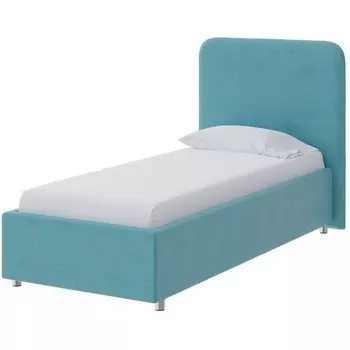 PROxSON Кровать Олаф (Ткань: Велюр Лофти Лазурь) 90x200