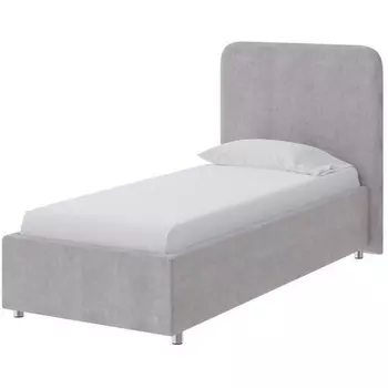 PROxSON Кровать Олаф (Ткань: Велюр Лофти Серый) 90x190