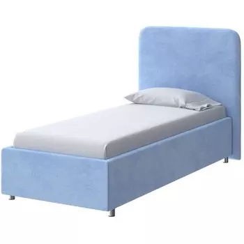 PROxSON Кровать Олаф (Ткань: Велюр Teddy Небесно-голубой) 90x200