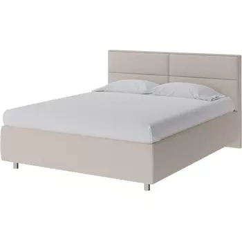 PROxSON Кровать Pado без основания (Ткань: Рогожка Savana Milk (молочный)) 200x200