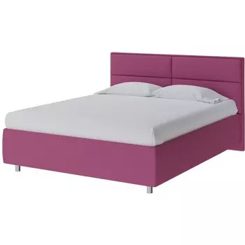 PROxSON Кровать Pado без основания (Ткань: Рогожка Savana Berry (фиолетовый)) 200x190