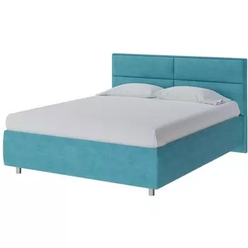 PROxSON Кровать Pado без основания (Ткань: Велюр Лофти Лазурь) 200x190