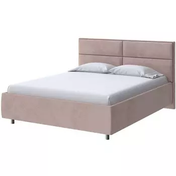 PROxSON Кровать Pado без основания (Ткань: Велюр Teddy Шоколадный бисквит) 200x200