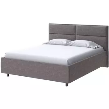 PROxSON Кровать Pado без основания (Ткань: Велюр Gratta 7 Жареный миндаль) 200x200