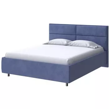 PROxSON Кровать Pado без основания (Ткань: Велюр Casa Сапфировый) 200x200