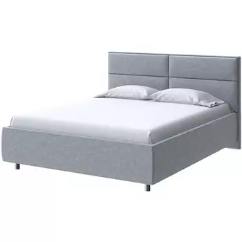 PROxSON Кровать Pado без основания (Ткань: Велюр Gratta 3 Утренний туман) 200x200