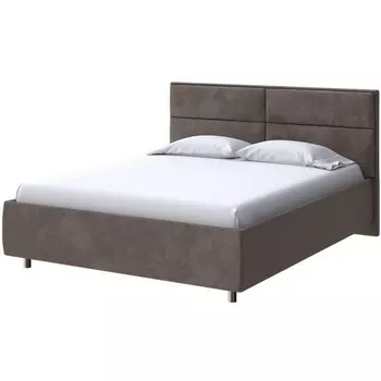 PROxSON Кровать Pado без основания (Ткань: Велюр Casa Кофейный) 200x200