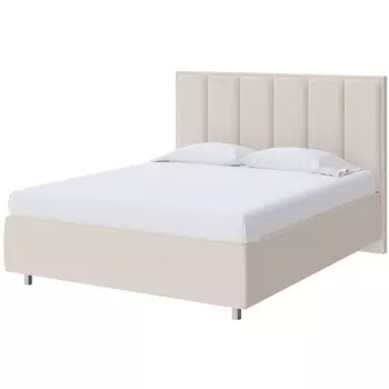 PROxSON Кровать Routa без основания (Ткань: Рогожка Тетра Молочный) 200x190