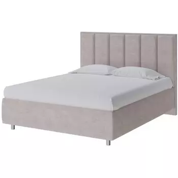 PROxSON Кровать Routa без основания (Ткань: Велюр Лофти Бежевый) 200x190