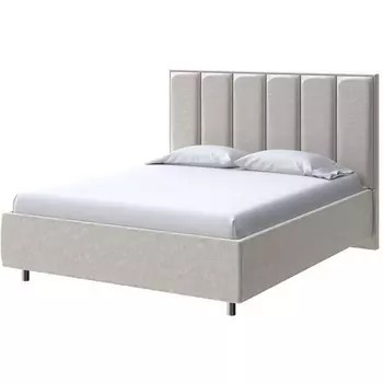 PROxSON Кровать Routa без основания (Ткань: Велюр Gratta 1 Шампань) 200x200