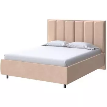 PROxSON Кровать Routa без основания (Ткань: Велюр Casa Бежевый) 180x200