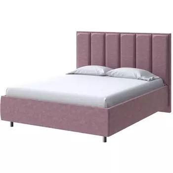 PROxSON Кровать Routa без основания (Ткань: Велюр Gratta 6 Ягодный мусс) 200x200