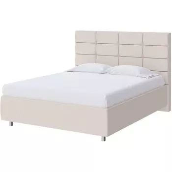 PROxSON Кровать Shapy без основания (Ткань: Рогожка Тетра Молочный) 200x190