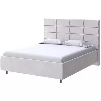 PROxSON Кровать Shapy без основания (Ткань: Велюр Casa Лунный) 200x200