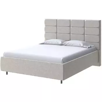 PROxSON Кровать Shapy без основания (Ткань: Велюр Gratta 1 Шампань) 200x200