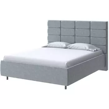 PROxSON Кровать Shapy без основания (Ткань: Велюр Gratta 3 Утренний туман) 180x200