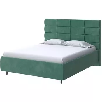 PROxSON Кровать Shapy без основания (Ткань: Велюр Casa Изумрудный) 180x200